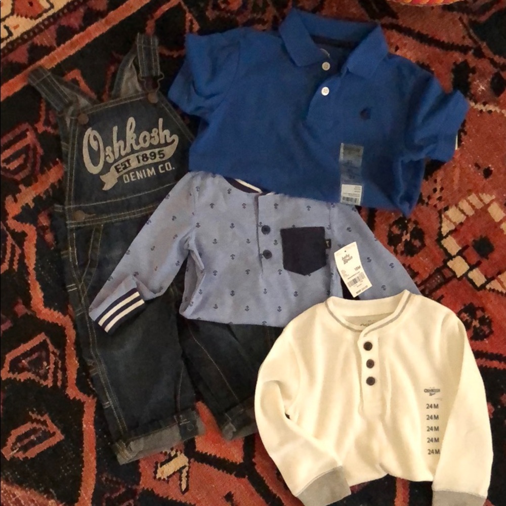 OshKosh B’Gosh boy bundle sizes 9m - 3T